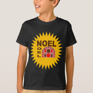 Camiseta T-shirt básico preto Desenho BOLO NATAL