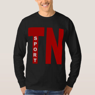 Camiseta T-shirt básico preto TENNESSEE DESPORTO