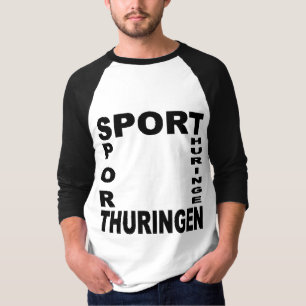 Camiseta T-shirt básico raglan branco/preto DESPORTO