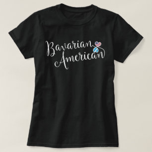 Camiseta T-shirt bávaro dos corações de Entwinted do