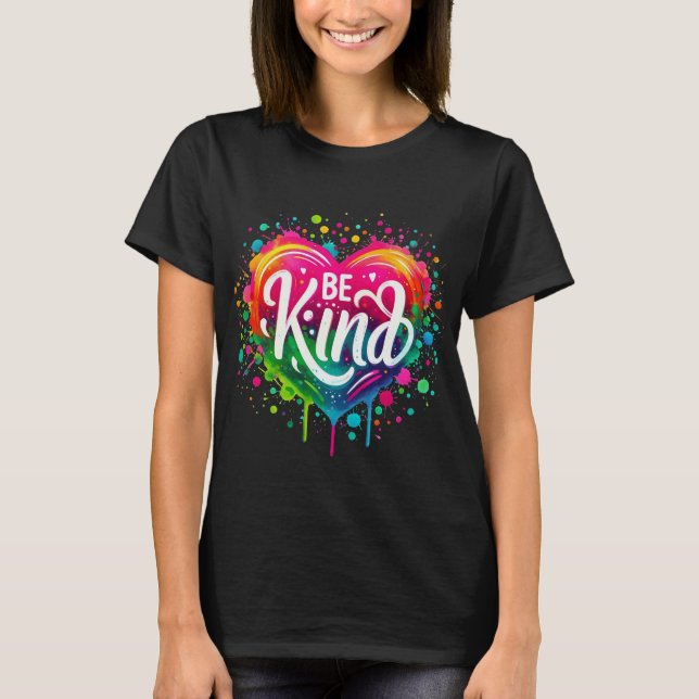 Camiseta T-Shirt BE KIND (Frente)