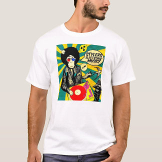Camiseta T-shirt bêbedo do macaco D.J