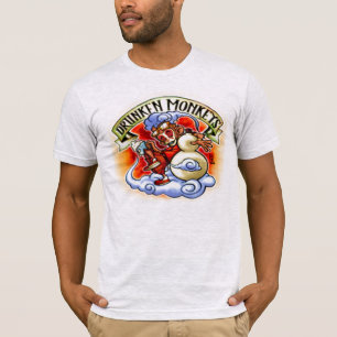 Camiseta T-shirt bêbedo dos macacos