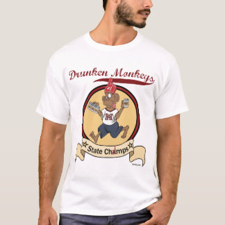 Camiseta T-shirt bêbedo dos macacos