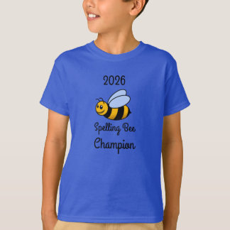 Camiseta T-Shirt Bee Champion Para Crianças 2026
