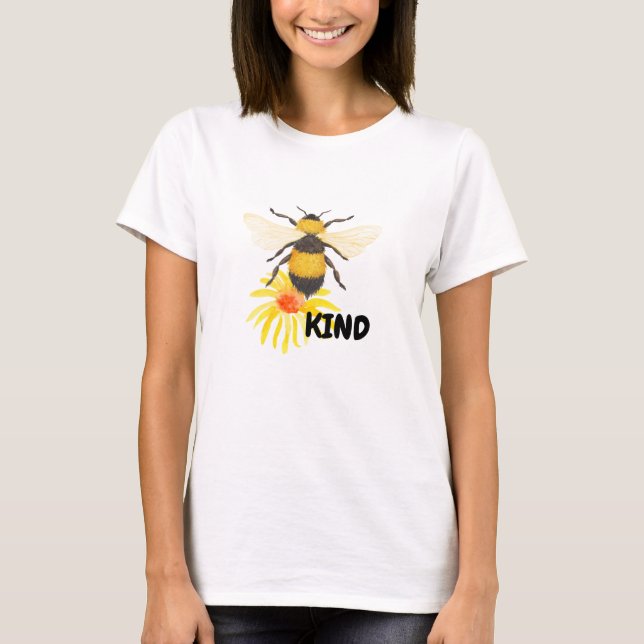 Camiseta t-shirt Bee Kind (Frente)