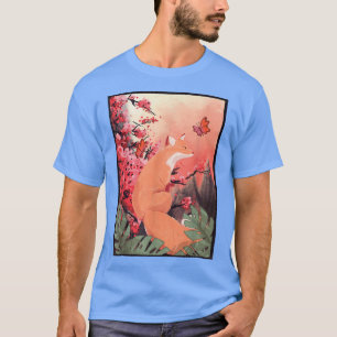 Camiseta T-Shirt Bela Fox Butterfly Japonesa