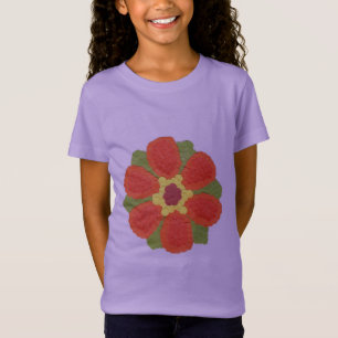 Camiseta T-Shirt Bela Jersey, De Meninas De Flor Dotty