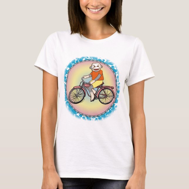 Camiseta t-shirt Bicicleta de Macaco Sock (Frente)