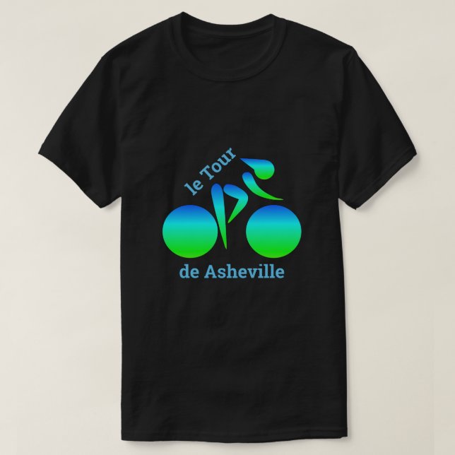 Camiseta T-Shirt Bicicleta Verde Azul (Frente do Design)