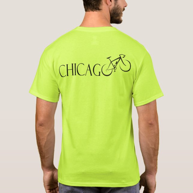 Camiseta T-Shirt Bicycle Chicago (Verso)