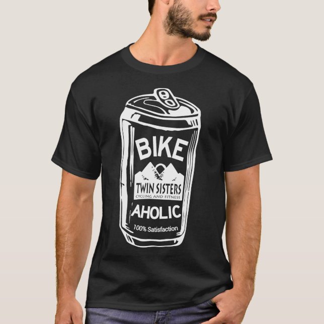 Camiseta T-Shirt Bike-Aholic (Frente)