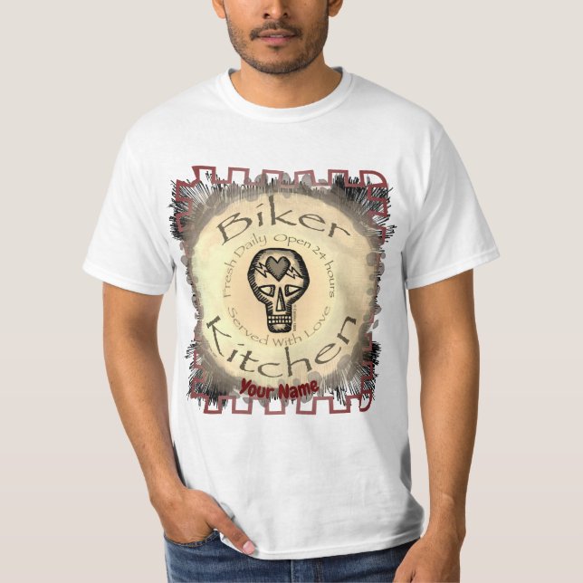 Camiseta t-shirt Biker Kitchen (Frente)