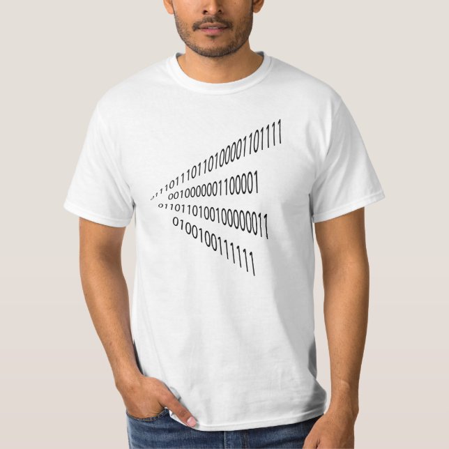 Camiseta T-shirt binário (Frente)