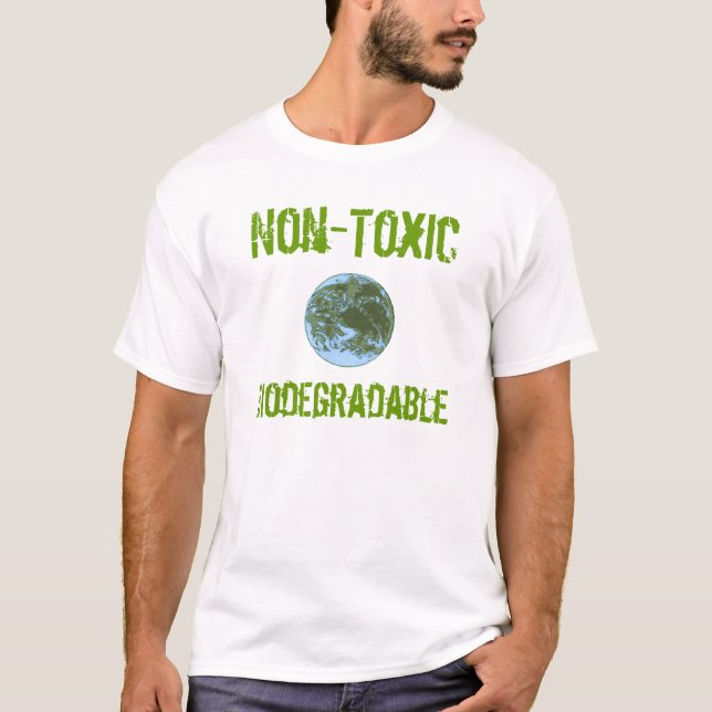Camiseta T-shirt biodegradável Não-Tóxico (Frente)