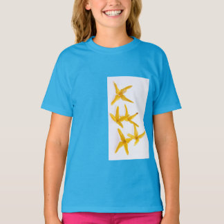 Camiseta T-shirt biologique pour fille d'america Roupa, N