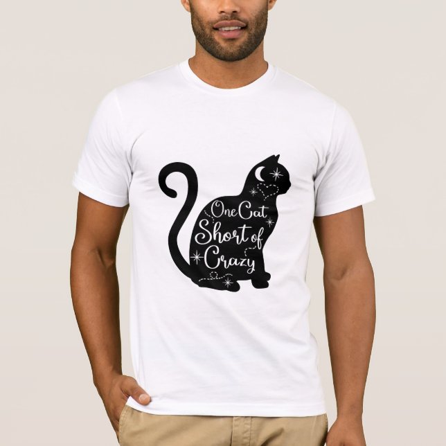 Camiseta T-shirt Black Cat (Frente)