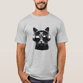 Camiseta T-Shirt Black Cat Jammin'