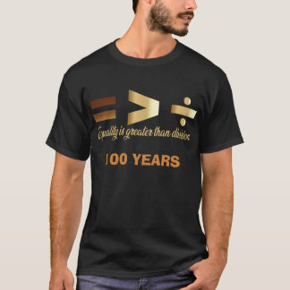 Camiseta T-Shirt-Black History Month 100 Years