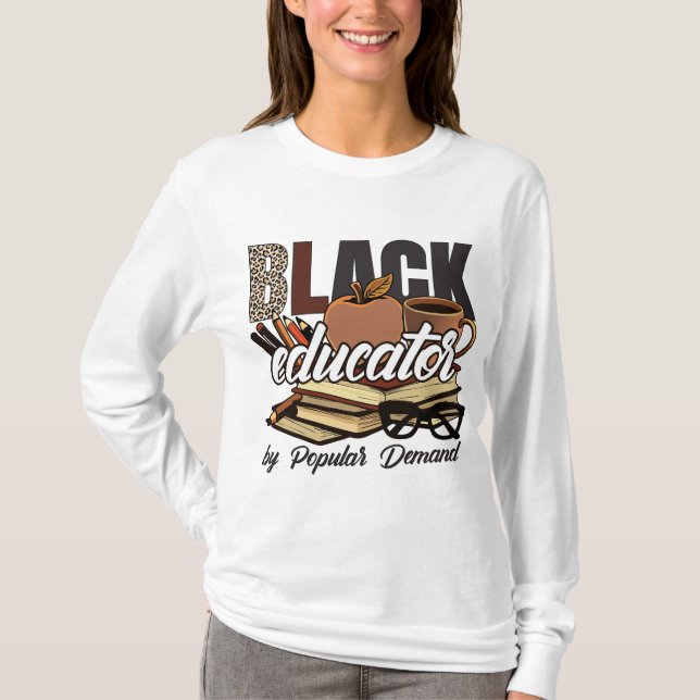 Camiseta T-Shirt-Black History Month 100 Years (Frente)