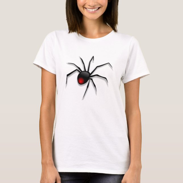 Camiseta T-Shirt Black Widow Spider (Frente)