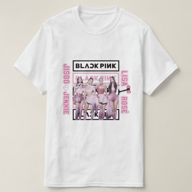 Camiseta T-shirt Blackpink (Frente do Design)
