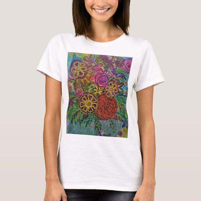 Camiseta T-Shirt Blooms (Frente)