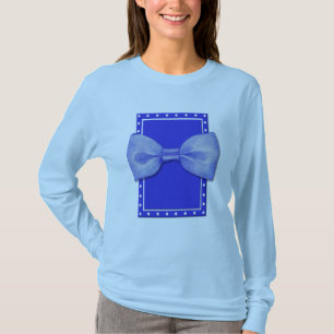 Camiseta T-shirt Blue Bowtie Ladies