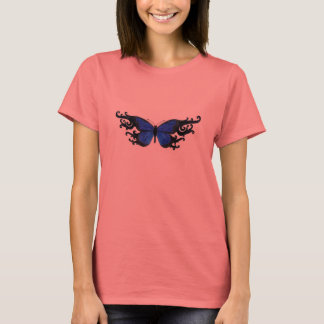 Camiseta T-Shirt Blue Butterfly Personalizável