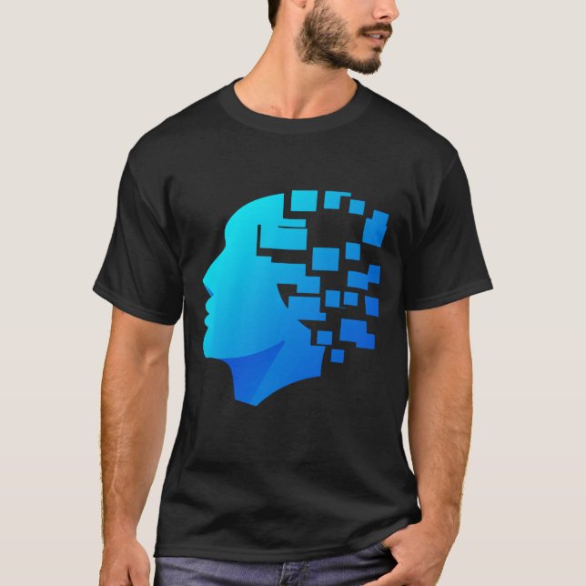 Camiseta T-Shirt Blue Head (Frente)