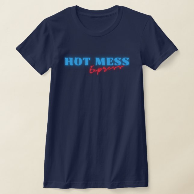 Camiseta T-Shirt Blue Hot Mess Express (Postura )