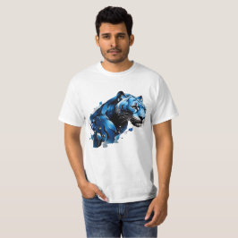 Camiseta T-Shirt Blue Pantha Design