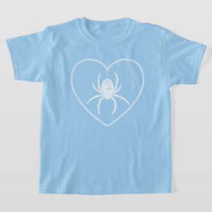 Camiseta T-Shirt Blue Spider Heart