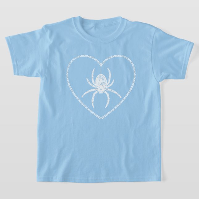 Camiseta T-Shirt Blue Spider Heart (Postura )