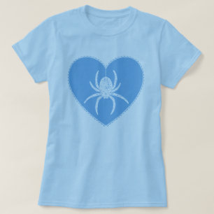 Camiseta T-Shirt Blue Spider Heart