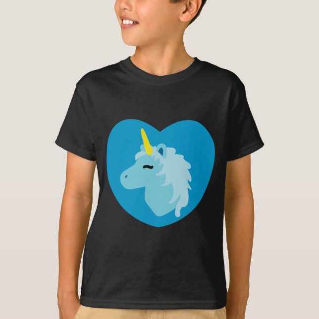 Camiseta T-Shirt Blue Unicorn (Frente)