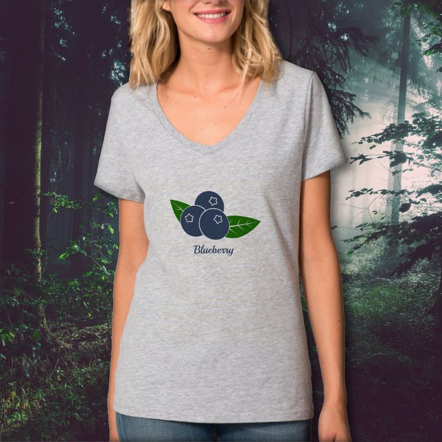 Camiseta T-Shirt Blueberry (Blueberry T-Shirt)