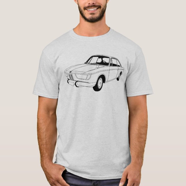 Camiseta T-Shirt BMW 2000 CS (Frente)