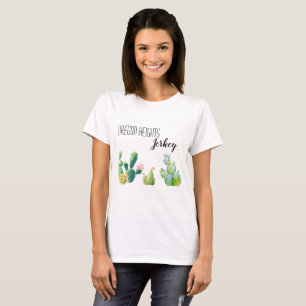 Camiseta T-Shirt Bohemian Cactus Succ Personalizado