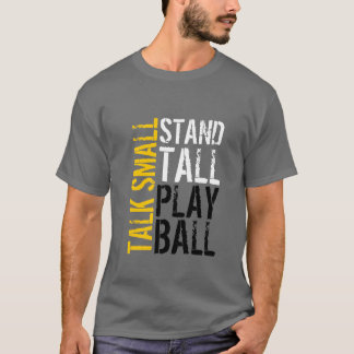Camiseta T-shirt - bola alta do jogo do suporte pequeno da