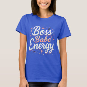 Camiseta T-Shirt Bold & Fierce Boss Babe