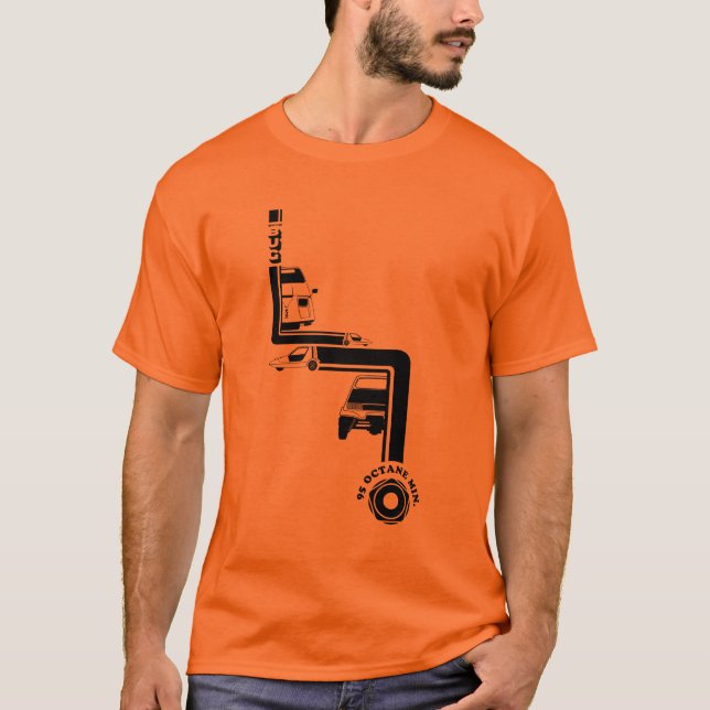 Camiseta T-shirt bond da laranja do inseto (Frente)