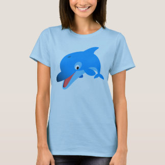 Camiseta T-Shirt Bonita De Golfinho