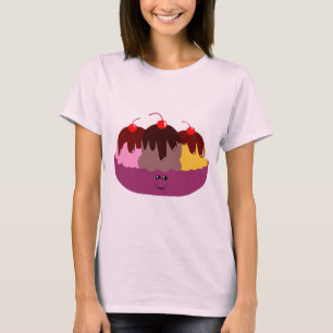 Camiseta T-Shirt Bonita de Sorvete