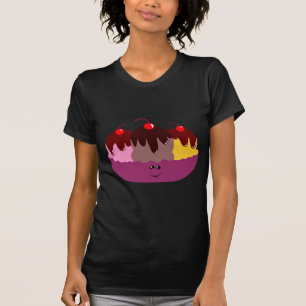 Camiseta T-Shirt Bonita de Sorvete