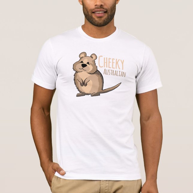 Camiseta T-shirt bonito australiano insolente de Quokka (Frente)