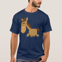 T-Shirt Bonito Cartoon Horse