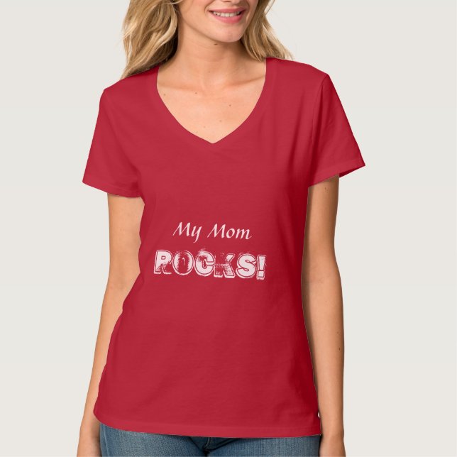 Camiseta T-shirt bonito, cor-de-rosa (Frente)