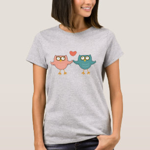 Camiseta T-shirt bonito da coruja