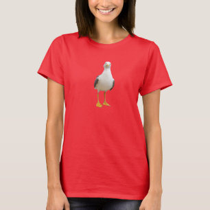 Camiseta T-shirt bonito da gaivota